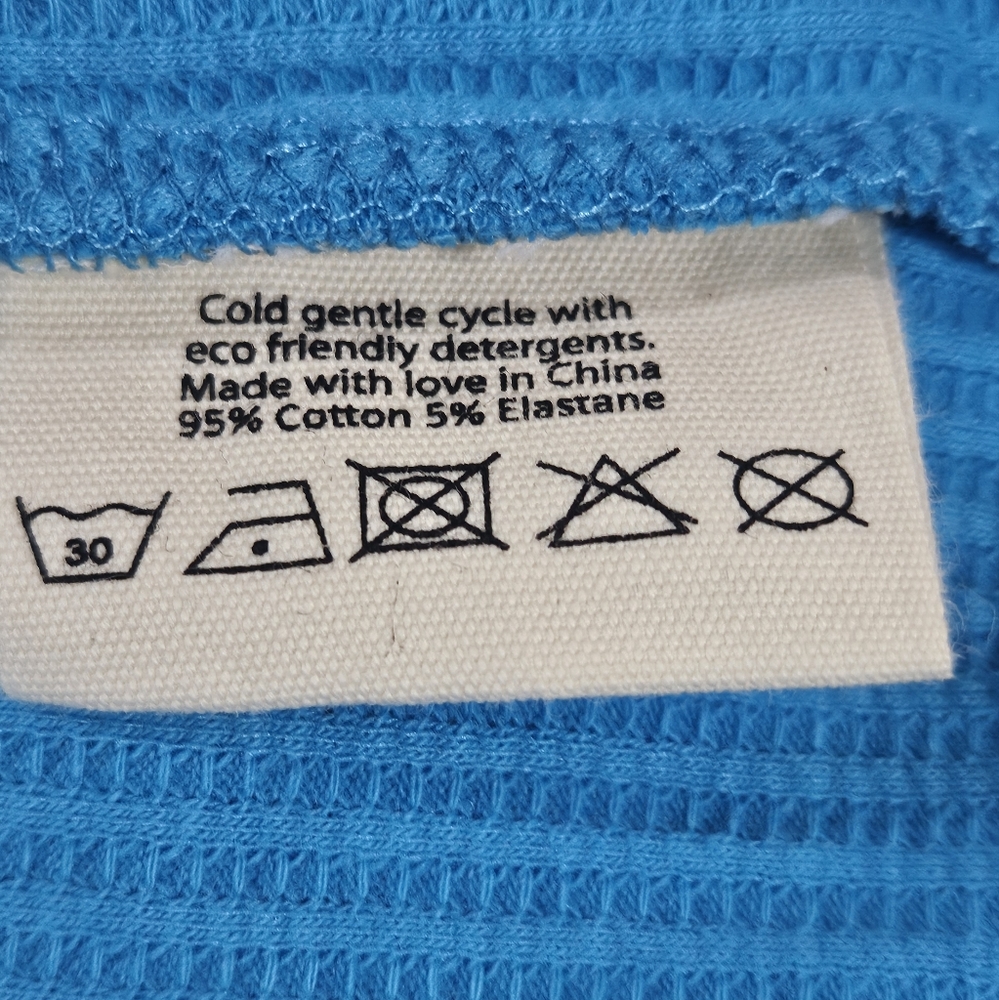 NWT Araminta James Everyday Tank Top | Azure Blue Size S - Picture 4 of 5